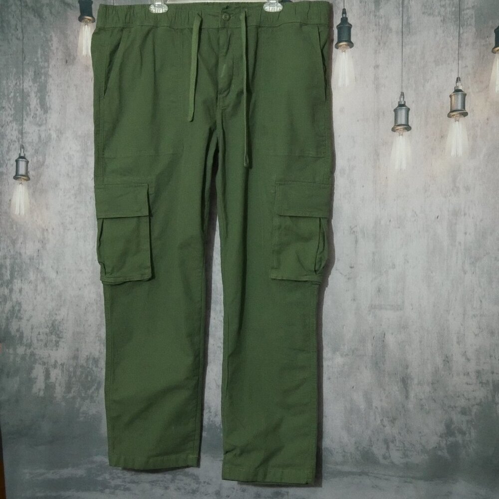 Women's Green Mutual Weave Green Cargo Pants XXL